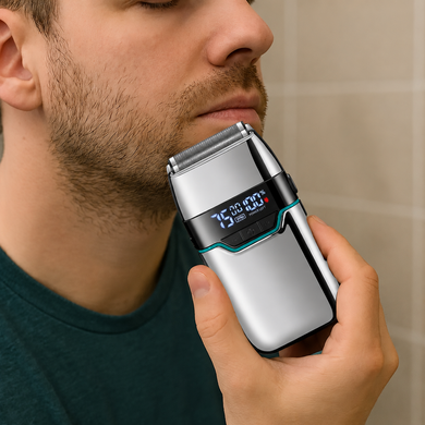 Фото Шейвер VGR V-350 Silver Professional Foil Shaver з LED-дисплеєм V-350 Silver